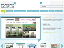 Tablet Screenshot of contento.com.br